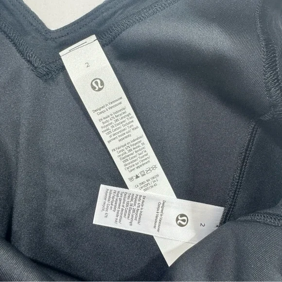 New Lululemon Softstream Cropped Tank Top Black Yoga Athleisure - Picture 3 of 5